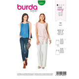 Patron Burda n°6200 : Top à bretelles