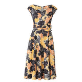 Patron Burda n°6236: Robe à effet croisé