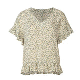 Patron Burda n°6204 : T-shirt façon blouse