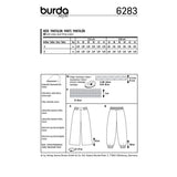 Patron Burda n°6283 Pantalon femme