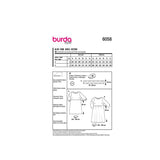 Patron Burda n°6058 : Robe