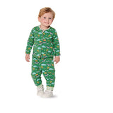 Patron Burda n°9293: Top col rond et pantalon coordonné enfant