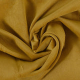 Velours polyester côtelé moutarde