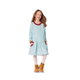 Patron Burda n°9286: Robe à poches enfant