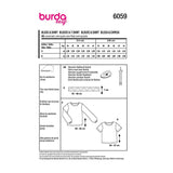 Patron Burda n°6059 : Blouse & T-shirt