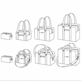 Patron de Couture VOYAGE - Sac et Trousse de toilette