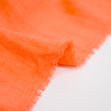 Sergé polyester Mia orange delavé