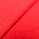 100% Lin rouge coquelicot