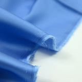 Satin viscose bleu charrette