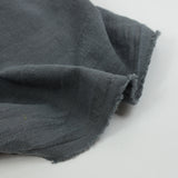 100% gray washed linen