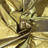Gold plated lamé polyester