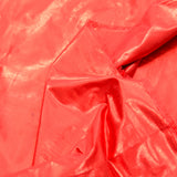 Red lamé polyester