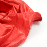 Red lamé polyester