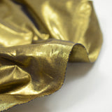 Gold plated lamé polyester