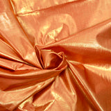 Orange lamé polyester