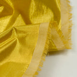 Poliéster de lamé amarillo mimosa