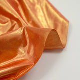 Orange lamé polyester