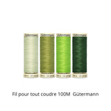 Fil pour tout coudre 100m - Tons Vert - Gütermann