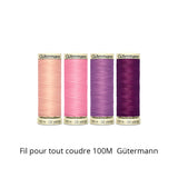 Fil pour tout coudre 100m - Tons Rose/Violet - Gütermann