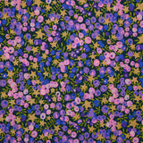 Coton liberty ® Wiltshire stars violet au mètre