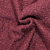 Lainage bouclette lie de vin