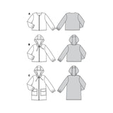 Patron Burda n°6088: Veste et manteau