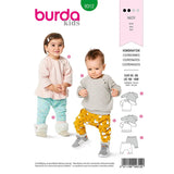 Patron Burda n°9312 Ensemble bébé