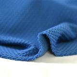 Jersey nid d'abeille bleu turquin