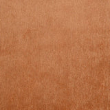 Velours polyester côtelé marron roux