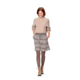 Patron Burda n°6154: Jupe évasée femme