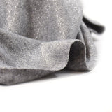 Maille Iris lurex fond gris