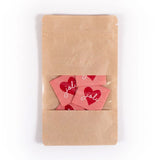 Étiquettes tissées  "Joli Coeur" x 5