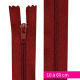 Fermeture nylon non-séparable de 10 à 60 cm Beaujolais
