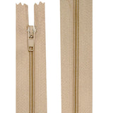 Fermeture nylon non-séparable de 10 à 60 cm Beige