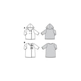 Patron Burda n°9270 : Bébé veste & manteau