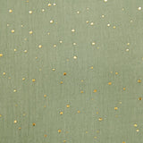 Double gaze jade confettis doré