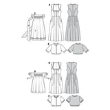 Patron Burda n°6268 Robe folkore