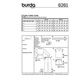 Patron Burda n°6261Pyjamas