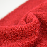 Lainage bouclette rouge