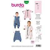 Patron Burda n°9298: Gigoteuse bébé