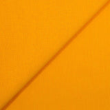 Coton uni jaune safran