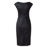 Patron Burda n°6236: Robe à effet croisé