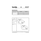 Patron Burda n°6227: Blouse