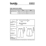 Patron Burda n°9302 : Pantalon