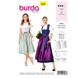 Patron Burda n°6268 Robe folkore