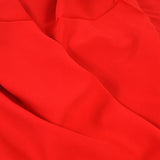 Popeline de viscose rouge