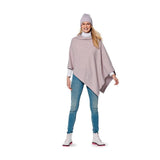 Patron Burda n°6175: Cape en maille femme