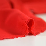 Popeline de viscose rouge