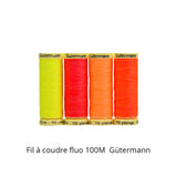 Fil pour tout coudre 100m - Tons FLUO - Gütermann