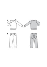 Patron Burda Enfant n°9251 : Ensemble